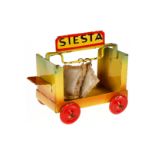 Kibri Siesta-Wagen 38/00/3, HL, mit 2 Kissen, LS und Alterungsspuren, L 7,5, sonst noch Z 2