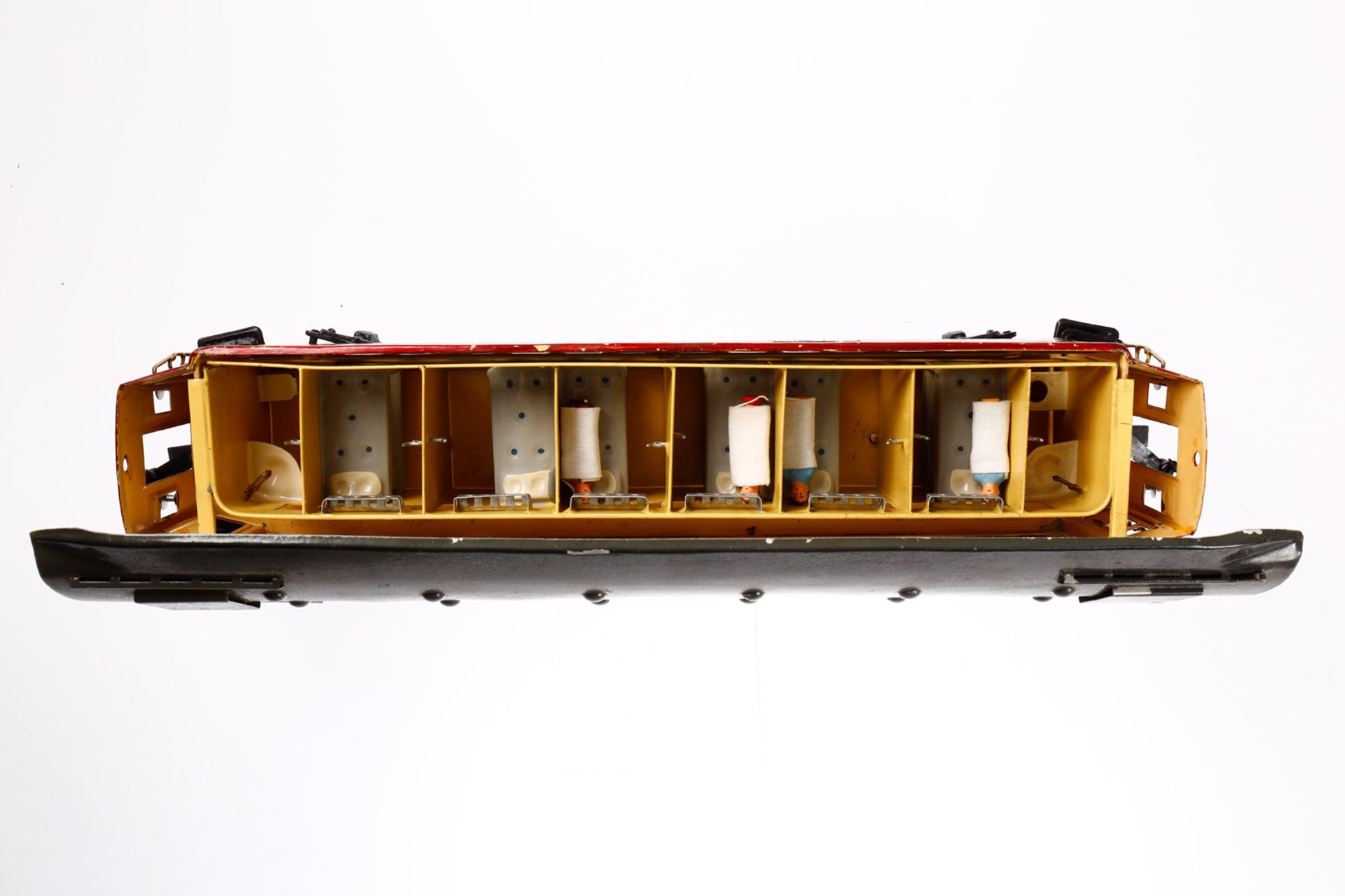 Märklin Mitropa Schlafwagen 1933 G, Spur 1, HL, mit Inneneinrichtung, 4 AT, Gussrädern, Schildern - Bild 5 aus 5