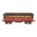 Märklin Mitropa Speisewagen 1886, Spur 1, CL, mit 4 AT, 2 Treppen fehlen, LS und Lagerspuren, L