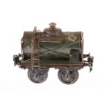 Märklin Petroleumwagen, Spur 1, uralt, HL, tw nachlackiert, Füllschraube ersetzt, LS, L 13, Z 3