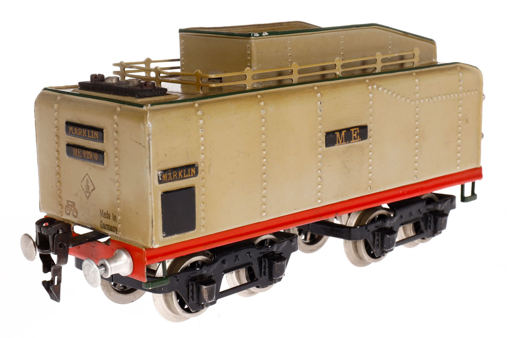 Märklin franz. 2-D-1 Dampflok ME 70/12920, Spur 0, elektr., grau, mit Tender und 2 el. bel. - Bild 6 aus 9