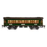 Märklin Personenwagen 1931 G, Spur 1, HL, mit Inneneinrichtung, 4 AT, Gussrädern, Nachbau-