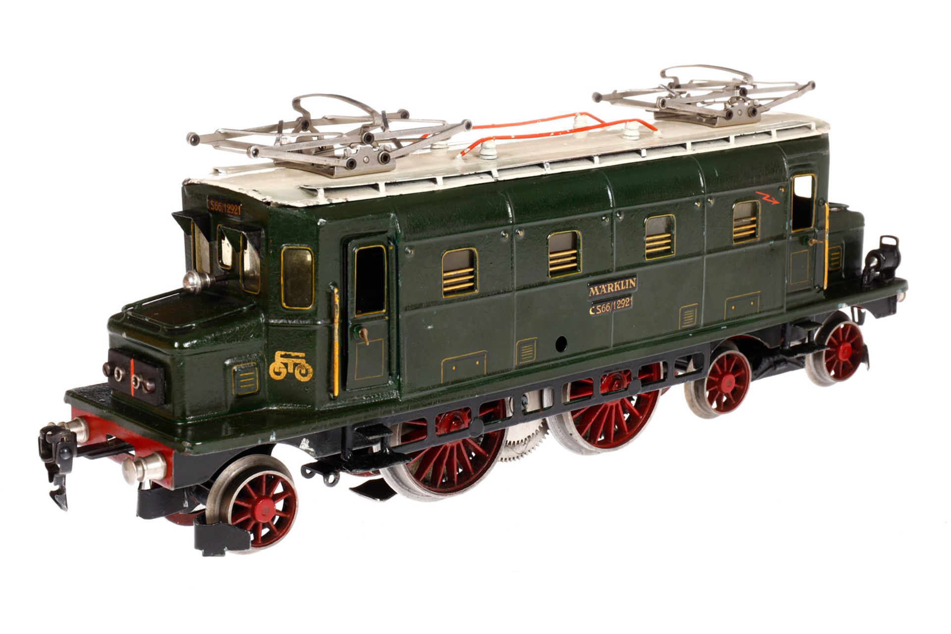 Märklin 2-B-1 E-Lok CS 66/12921, Spur 1, elektr., grün, mit 2 el. bel. Stirnlampen, LS und - Bild 3 aus 6