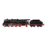 Märklin 2-C-1 Dampflok HR 66/12920, Spur 0, elektr., schwarz, mit Tender, gW und 2 el. bel.