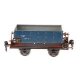 Märklin Kippwagen 1977, Spur 0, HL, LS und gealterter Lack, L 16,5, Z 3