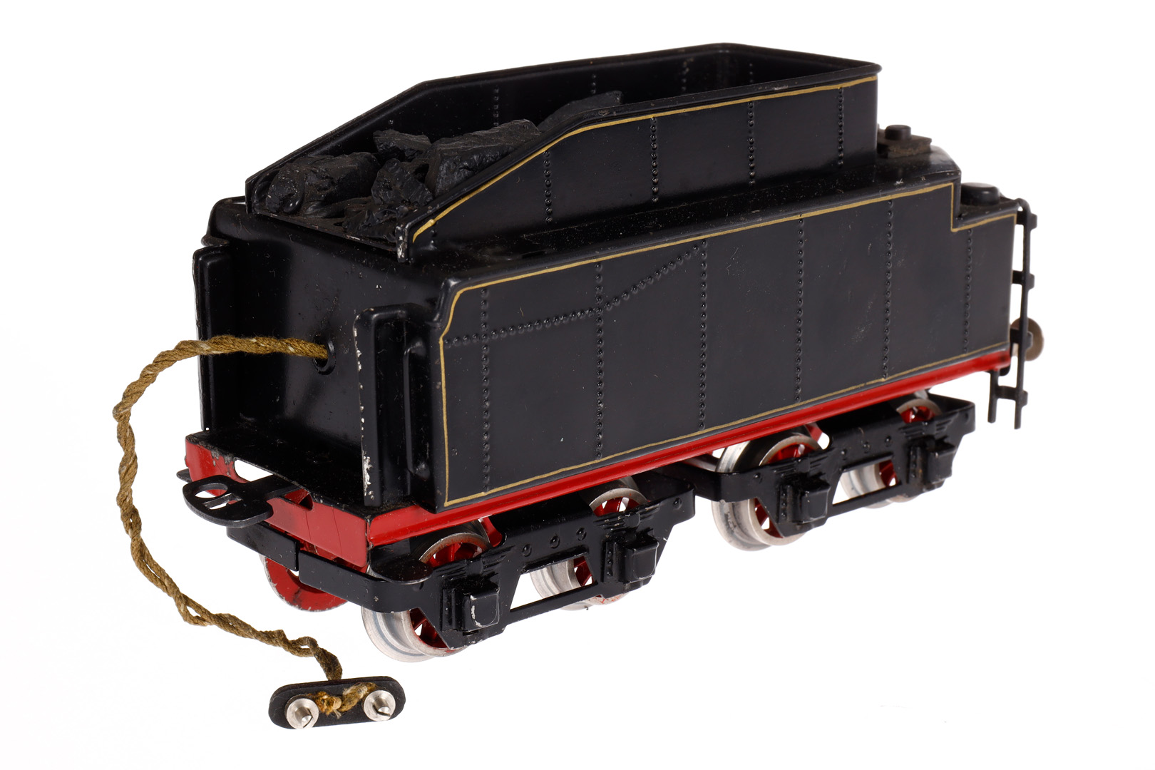 Märklin 2-C-1 Dampflok HR 66/12920, Spur 0, elektr., schwarz, mit Tender, gW und 2 el. bel. - Image 6 of 8