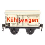 Märklin Kühlwagen 1683, Spur 0, CL, mit 1 ST, LS tw ausgeb., gealterter Lack, L 13, Z 2-3