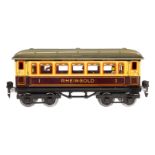 Märklin Rheingoldwagen 1749 G, Spur 0, CL, mit Speiseeinrichtung, 4 AT, Gussrädern und Replik-