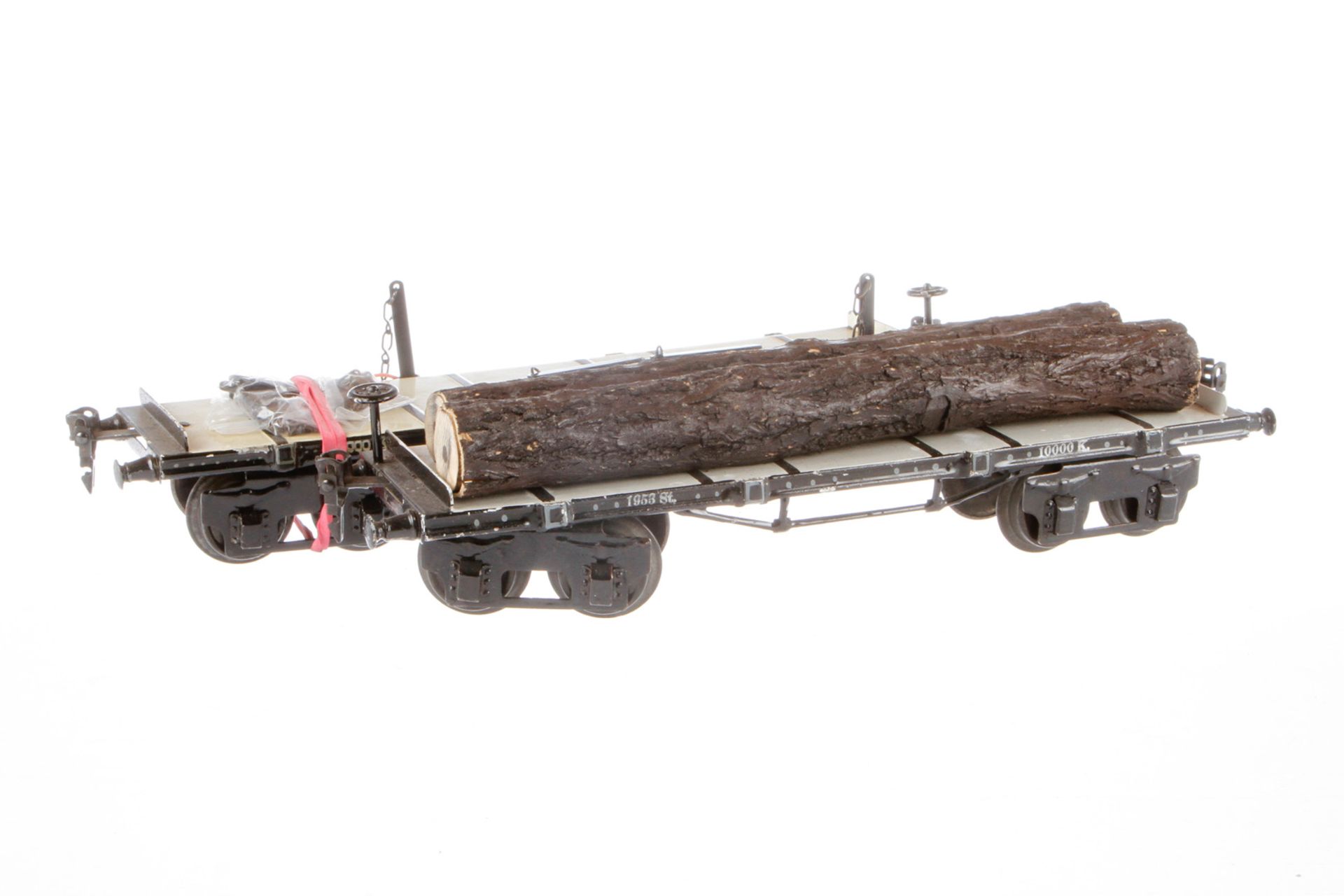 2 Märklin Rungenwagen 1953, Spur 1, HL, NV, LS, L 31,5, Z 3