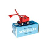 Märklin Autobagger 8035, rot, LS und Alterungsspuren, OK, Z 1-2