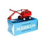 Märklin Autobagger 8035, rot, LS und Alterungsspuren, OK, Z 1-2