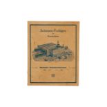 Märklin Katalog "Schienen-Vorlagen für Eisenbahnen" 1921, 23 Seiten, Alterungsspuren