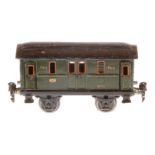 Märklin Postwagen 1876, Spur 0, CL, mit 4 AT, tw nachlackiert, LS, L 16,5, Z 3