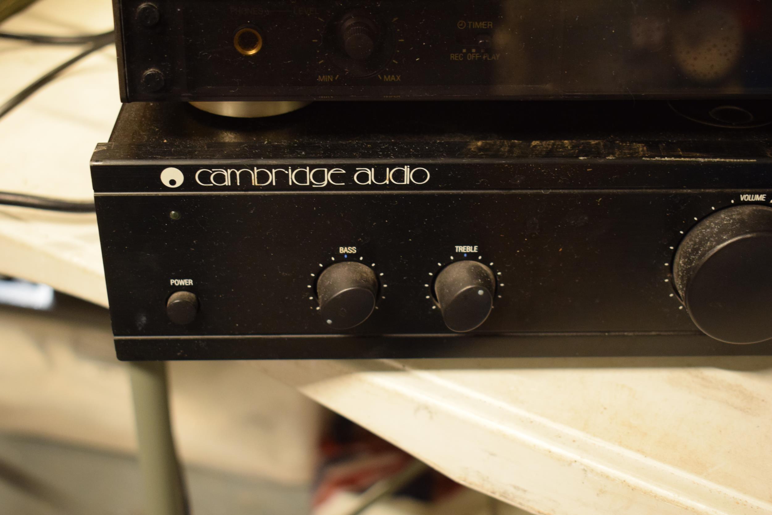 A collection of Hi Fi and audio equipment to include Cambridge Audio A5 integrated amplifier x 2, - Image 6 of 8