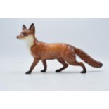 Beswick large standing fox with black tail end 1016. In good condition with no obvious damage or