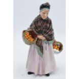 Royal Doulton figure The Orange Seller HN1759 in pink colourway. In good condition with no obvious