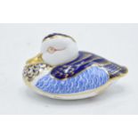 Royal Crown Derby paperweight in the form of a duck. First quality with ceramic stopper. In good