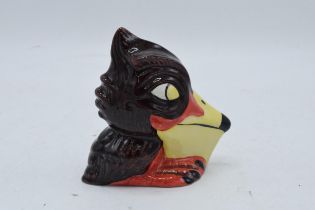 Lorna Bailey model of a grotesque bird. 10cm tall. In good condition with no obvious damage or