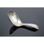 George III caddy spoon. 9.5 grams.
