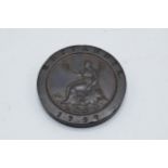 George III Cartwheel Tuppence / Two Pence coin 1797. Slight lustre. gVF. 41mm diameter.