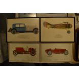 A collection of prints to include the Alfa Romeo P3B and Itala 1907 Coppa Florio by George A Oliver,