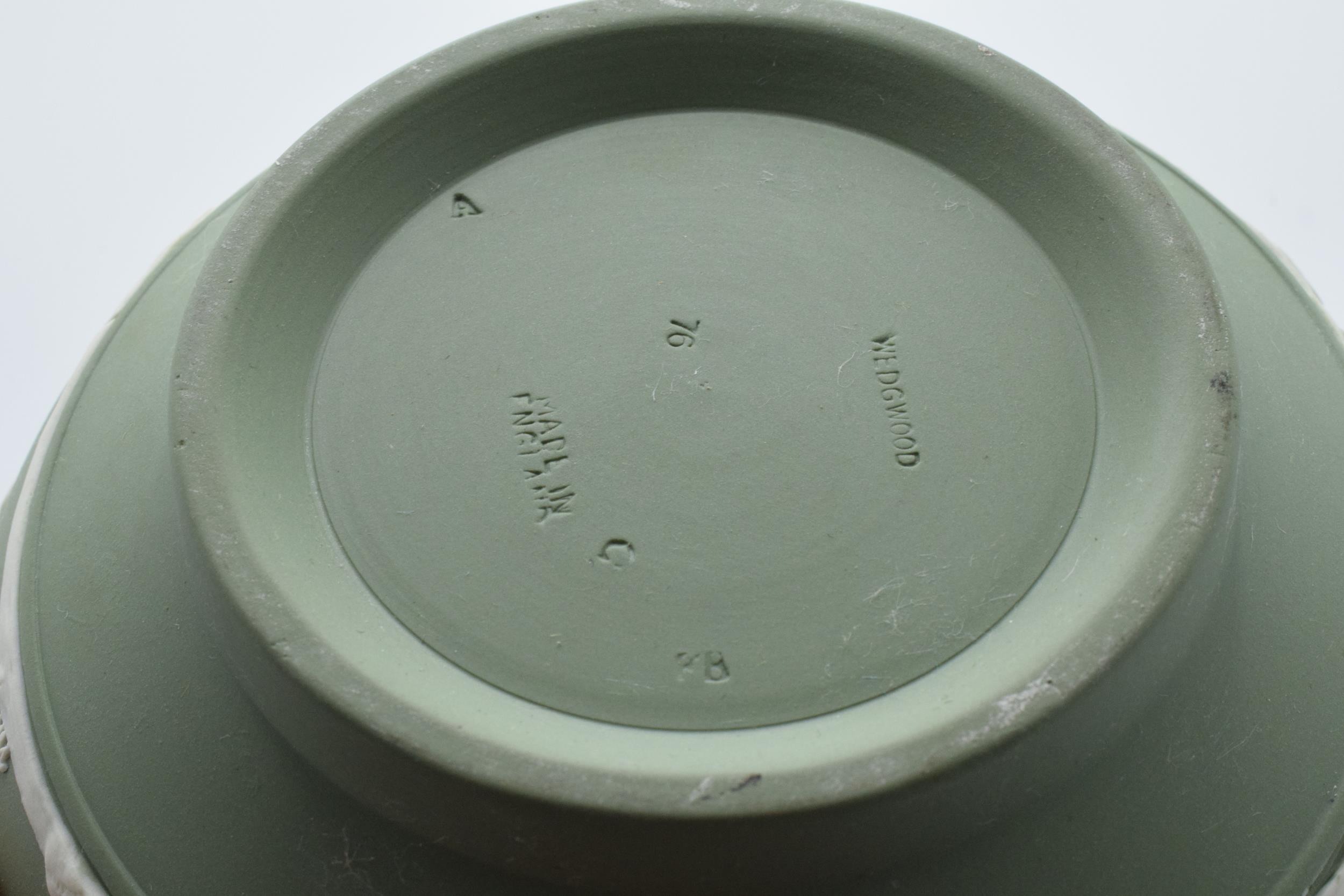 Wedgwood Sage Green Jasperware teapot. In good condition with no obvious damage or restoration. - Image 3 of 3