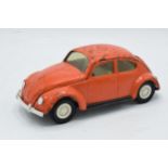 1960s Tonka VW Beetle car with 52680 stamped on underside, clip for axle/rear left wheel damaged