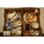 A good collection of pottery to include Wedgwood Angela items, Doulton Camelot part tea set, Spode
