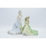 Large Coalport figure 'Day at the Races' number 199/750 made with box and certificate. In good