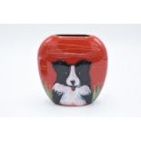 Anita Harris Art Pottery limited edition vase of a Collie: produced in an exclusive edition of 25