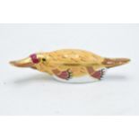 Boxed Royal Crown Derby paperweight in the form of a Duck-billed Platypus made for The Australian