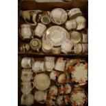 A mixed collection of tea ware to include a part Noritake coffee set, an Atlas China collection of