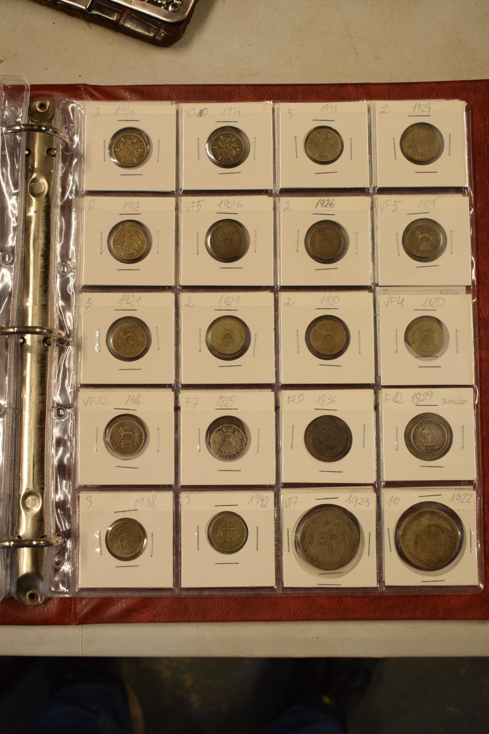 A large collection of British silver coins to include 0.925 examples (pre-1920) but mainly 0.50 - Image 9 of 11