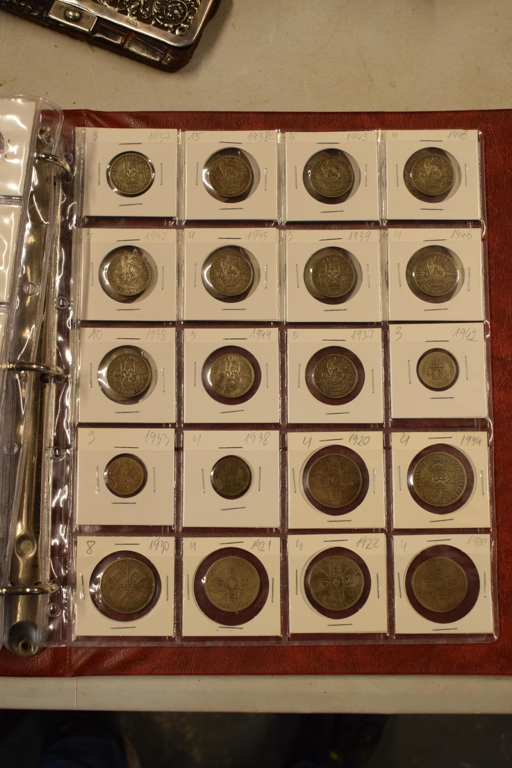 A large collection of British silver coins to include 0.925 examples (pre-1920) but mainly 0.50 - Image 10 of 11