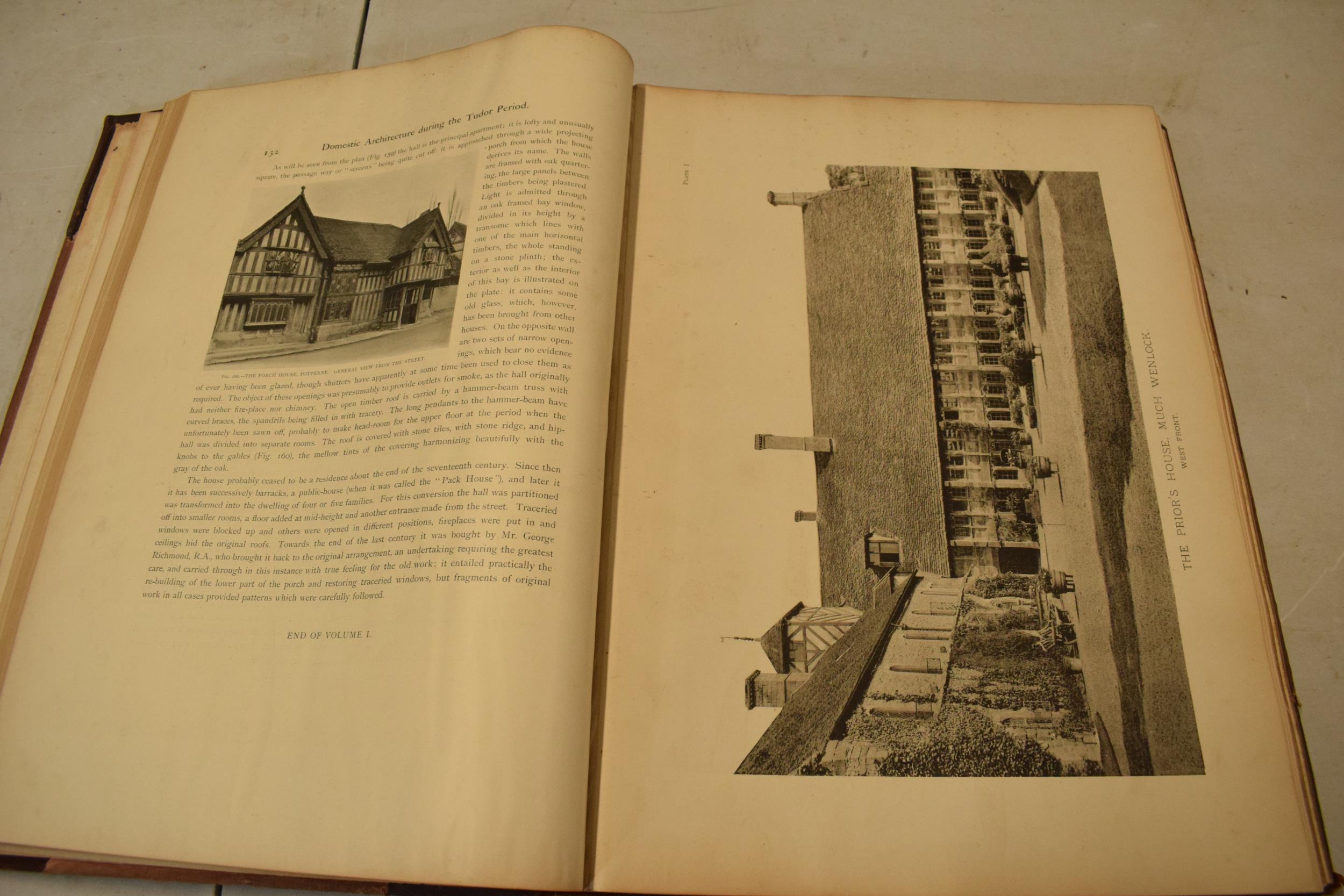 Garner and Stratton: 'The Domestic Architecture of England During the Tudor Period' Volume One and - Image 8 of 14