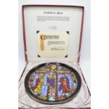 Poole Pottery Cathedral Plate charger 609/1000. With certificate and presentation box. In good