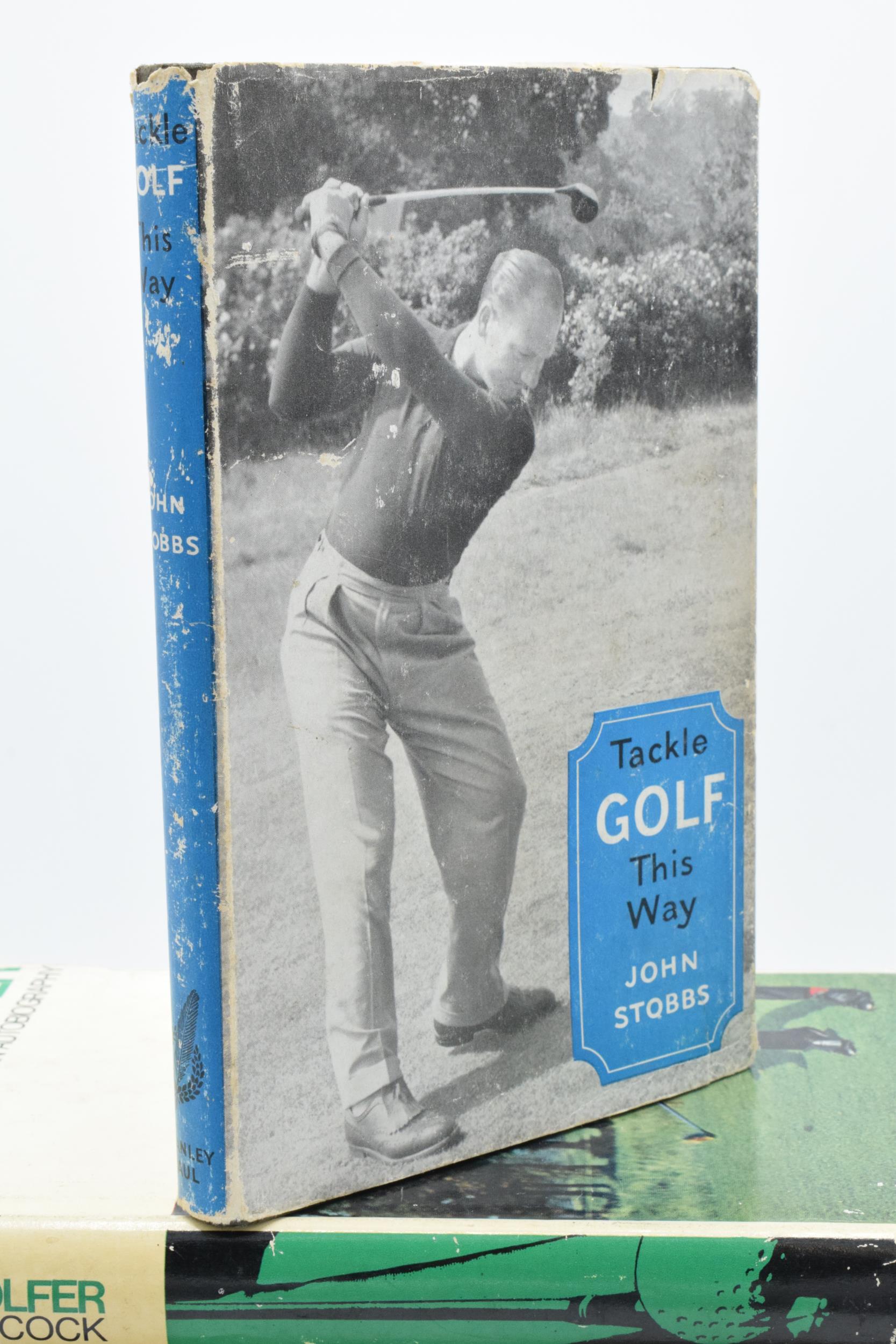 A collection of golf books to include titles such as Swing to Better Golf and My Swing (some damp - Image 2 of 7