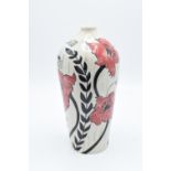 Burslem Pottery stoneware trial vase in the Poppies design. In good condition with no obvious damage