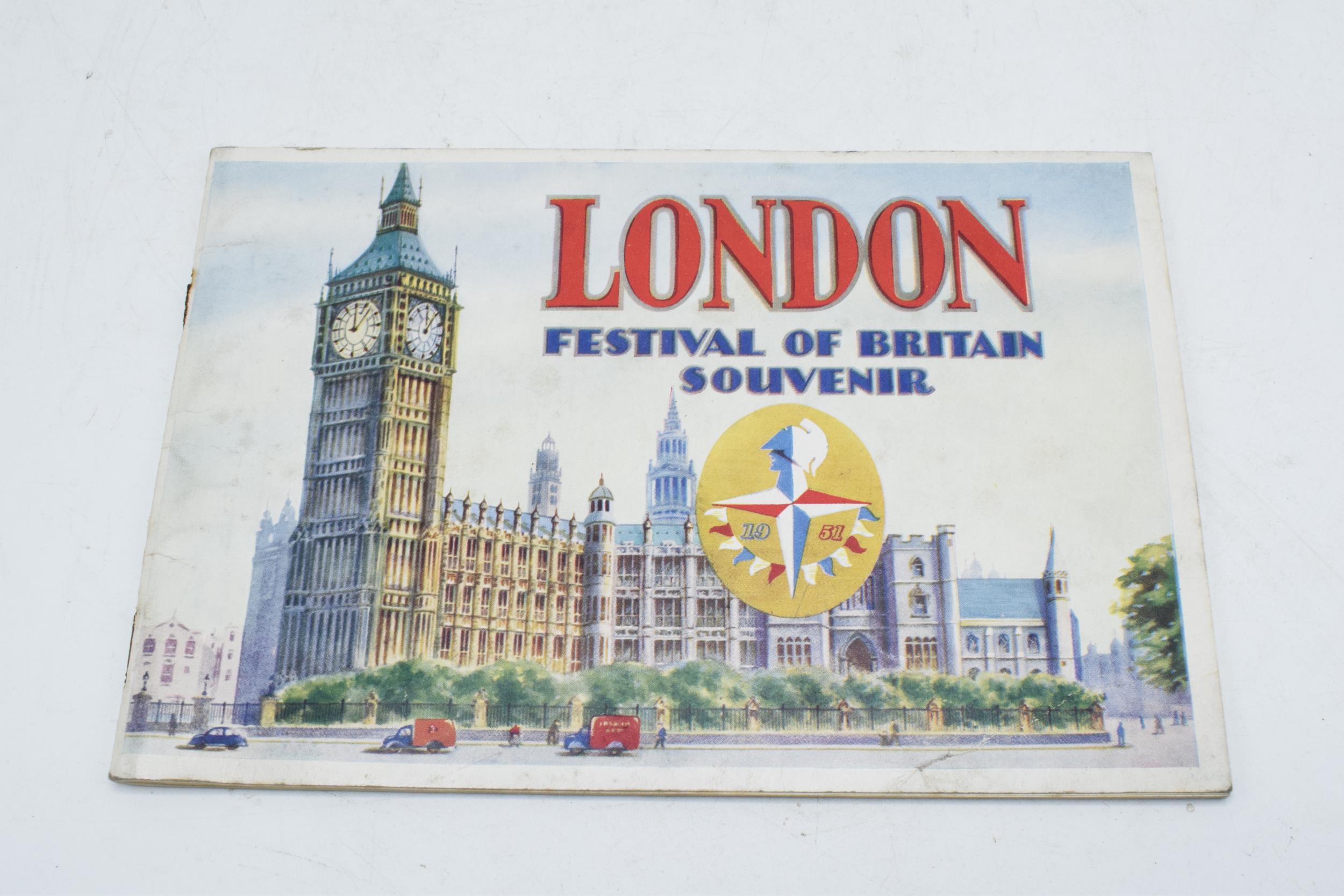 1951 London Festival of Britain Souvenir Brochure, "Memories of London 'The Worlds" Greatest City.