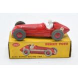 Dinky Toys 232 Alfa Romeo Racing Car, red body, red plastic wheel hubs, white driver, white racing