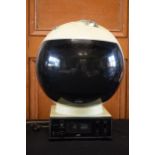 JVC Videosphere retro 'space helmet' television model 3240UK, H33cm. Please check the photos.