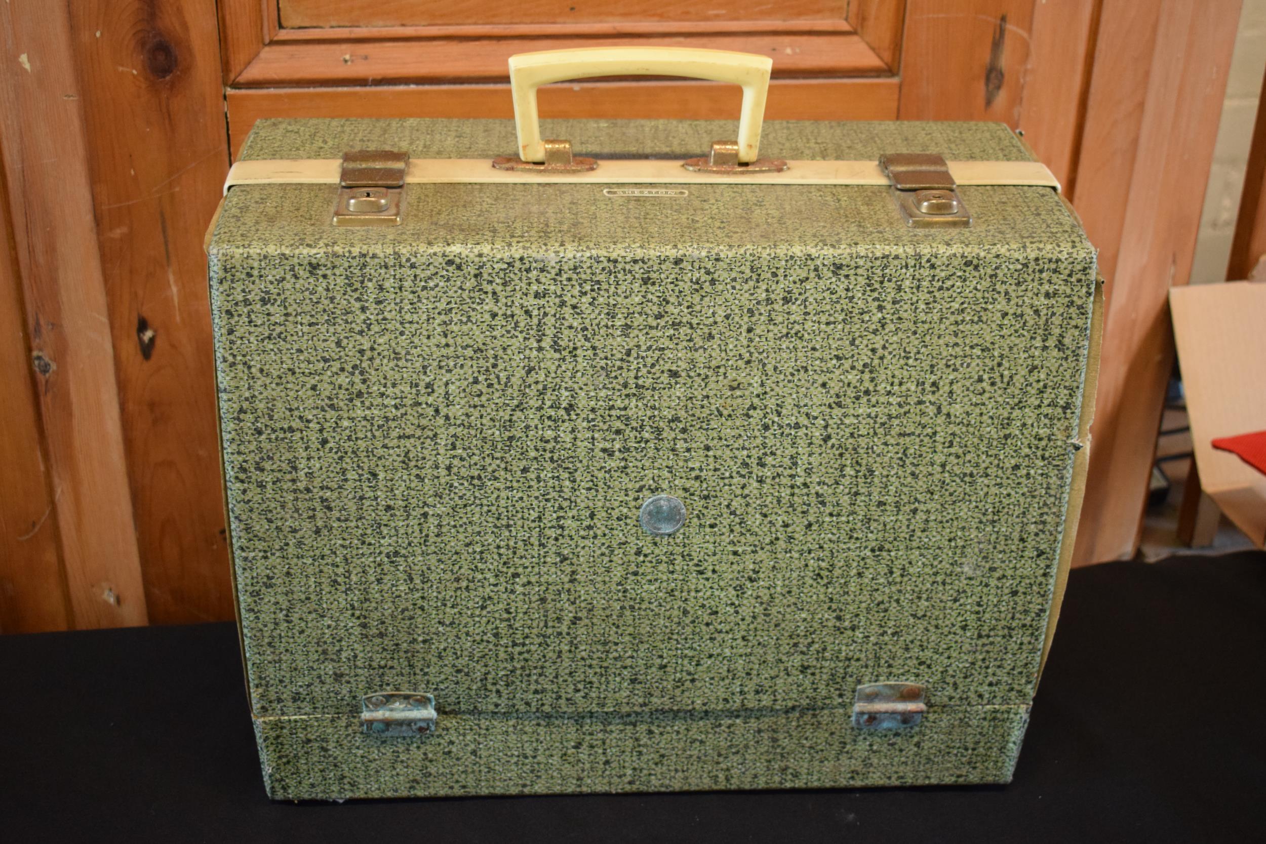 A vintage Brexton picnic case and contents. - Image 2 of 6