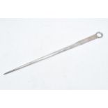 A large close plate meat skewer. 41cm long.
