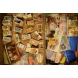 An interesting collection of Brooke Bond Picture Card books of varying topics and loose tea cards to