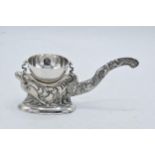 Vietnamese 0.900 novelty silver drinks vessel in the form of a sea animal. 94.4 grams. 15cm long.