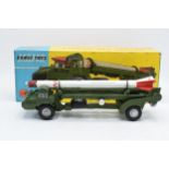 Boxed Corgi Toys Corporal Guided Missile on Erector vehicle 1113. VGC condition with some minor