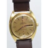 18ct gold OMEGA Constellation gents automatic wrist watch c1970: Caliber 751 24 jewel movement Gross