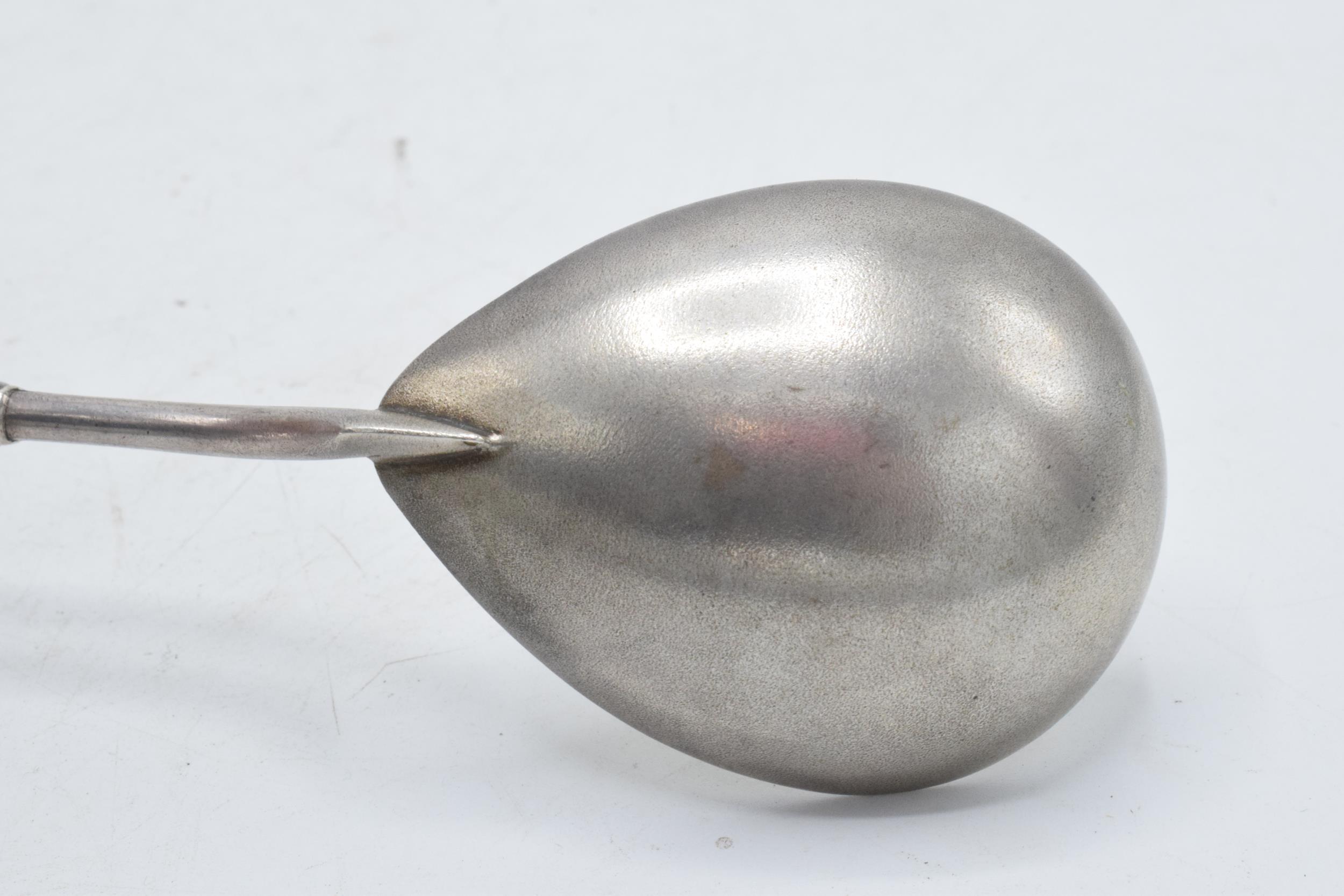 A large Soviet Russian silver spoon Kiev 1964. 54.5 grams. 19cm long. - Image 4 of 7