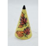 Lorna Bailey Old Ellgreave Pottery limited edition Caterpiller conical sugar shaker. 13.5cm tall. In