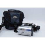 JVC Everio Hard Disk Camcorder with leads and carry bag. Untested.